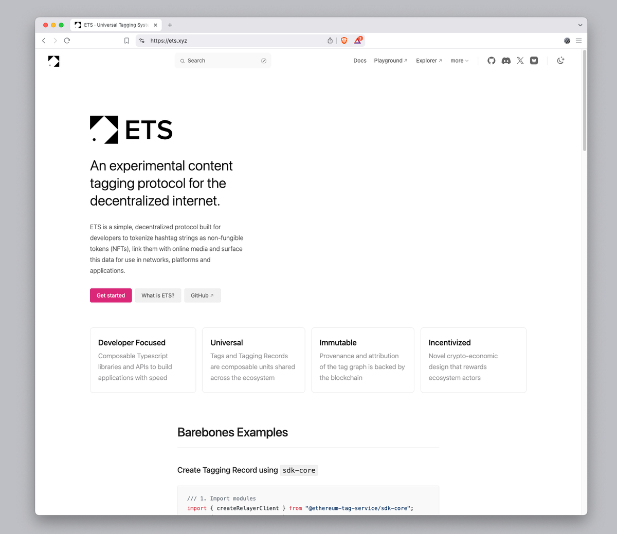 🚀 Introducing the ETS Docs Site